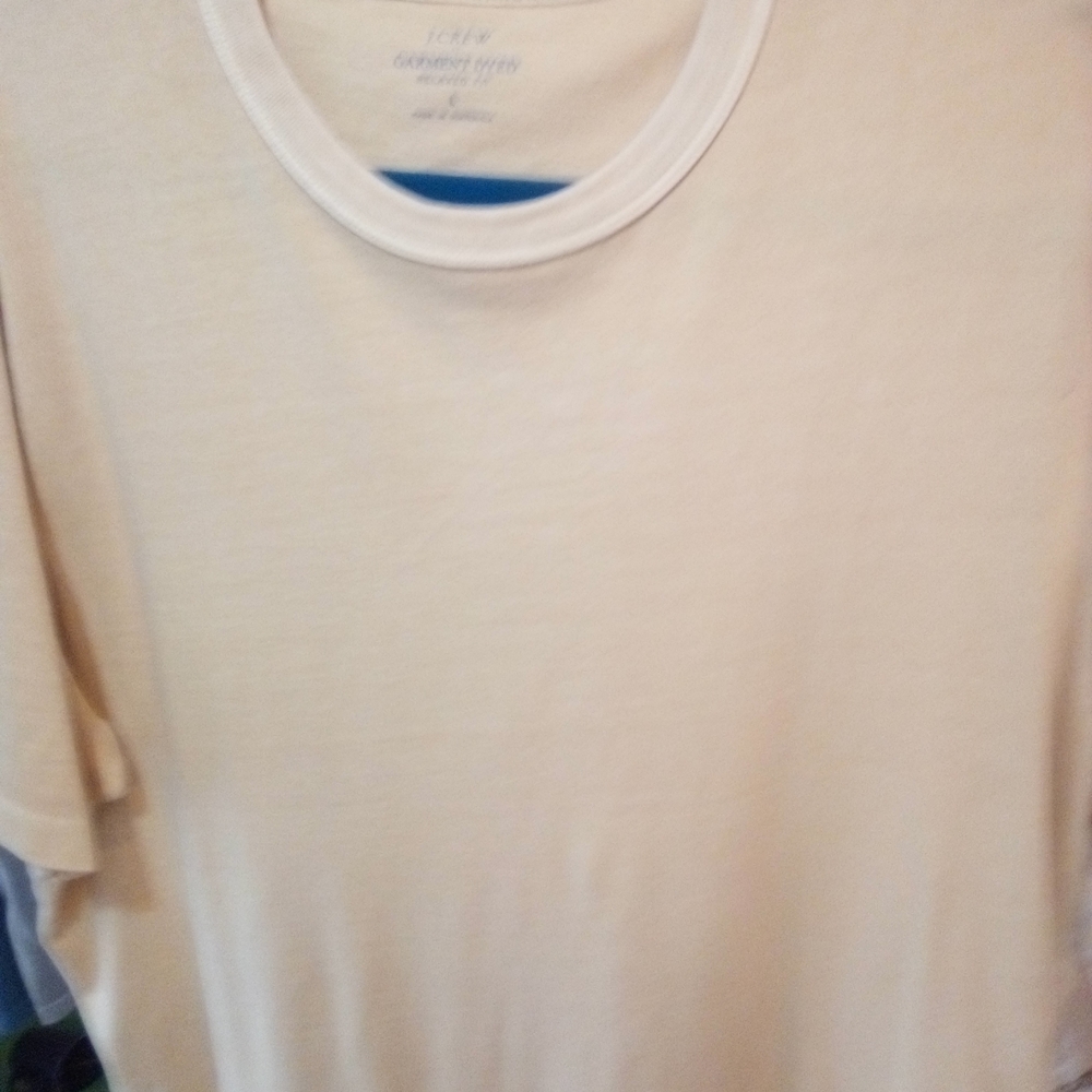 J. Crew Men's Mustard Yellow Short Sleeve Tee